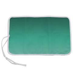 Biscay Green Gradient Ombre Pen Storage Case (s) by SpinnyChairDesigns