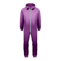 Purple Gradient Ombre Hooded Jumpsuit (kids) by SpinnyChairDesigns