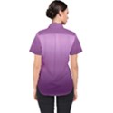 Purple Gradient Ombre Women s Short Sleeve Shirt View2