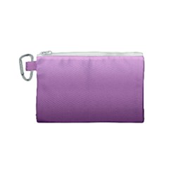 Purple Gradient Ombre Canvas Cosmetic Bag (small) by SpinnyChairDesigns