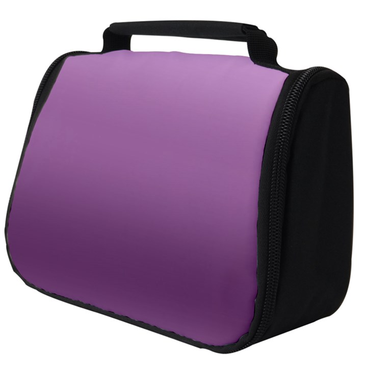 Purple Gradient Ombre Full Print Travel Pouch (Big)