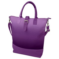 Purple Gradient Ombre Buckle Top Tote Bag by SpinnyChairDesigns