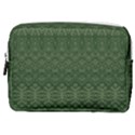 Boho Fern Green Pattern Make Up Pouch (Medium) View1