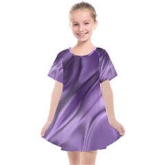 Purple Abstract Art Kids  Smock Dress by SpinnyChairDesigns