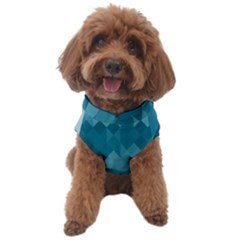 Cerulean Blue Geometric Patterns Dog Sweater