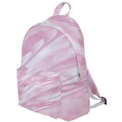 Pastel Pink Feathered Pattern The Plain Backpack by SpinnyChairDesigns