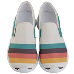 Classic Retro Stripes Men s Lightweight Slip Ons by tmsartbazaar