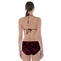 Red and Black Butterflies Cut-Out One Piece Swimsuit View2