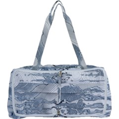 Faded Blue Grunge Multi Function Bag by SpinnyChairDesigns