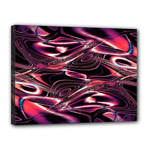 Abstract Art Swirls Canvas 16  X 12  (stretched) by SpinnyChairDesigns