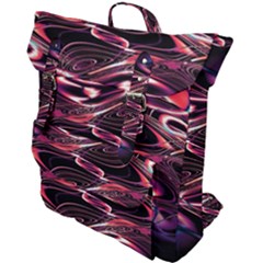 Abstract Art Swirls Buckle Up Backpack by SpinnyChairDesigns