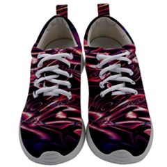 Abstract Art Swirls Mens Athletic Shoes by SpinnyChairDesigns