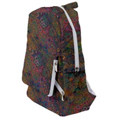 Boho Floral Pattern Travelers  Backpack by SpinnyChairDesigns