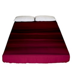 Dark Rose Pink Ombre  Fitted Sheet (California King Size)