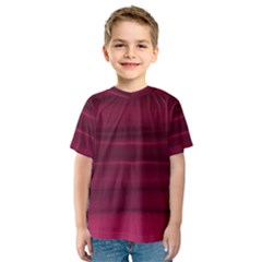 Dark Rose Pink Ombre  Kids  Sport Mesh Tee