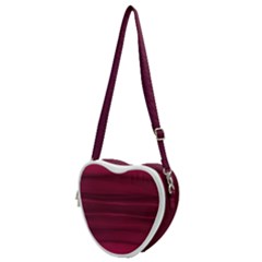 Dark Rose Pink Ombre  Heart Shoulder Bag