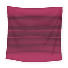 Dark Rose Pink Ombre  Square Tapestry (Large)