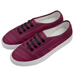 Dark Rose Pink Ombre  Women s Classic Low Top Sneakers