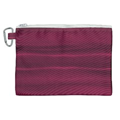 Dark Rose Pink Ombre  Canvas Cosmetic Bag (XL)