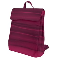 Dark Rose Pink Ombre  Flap Top Backpack