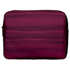 Dark Rose Pink Ombre  Make Up Pouch (Large)