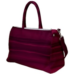 Dark Rose Pink Ombre  Duffel Travel Bag by SpinnyChairDesigns