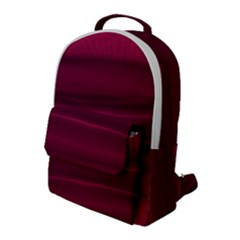 Dark Rose Pink Ombre  Flap Pocket Backpack (Large)