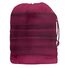 Dark Rose Pink Ombre  Drawstring Pouch (3XL)