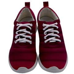 Dark Rose Pink Ombre  Mens Athletic Shoes