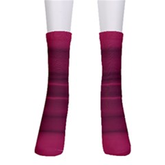 Dark Rose Pink Ombre  Men s Crew Socks