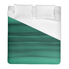 Biscay Green Ombre Duvet Cover (full/ Double Size) by SpinnyChairDesigns