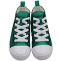 Biscay Green Ombre Kids  Mid-Top Canvas Sneakers View1