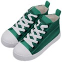 Biscay Green Ombre Kids  Mid-Top Canvas Sneakers View2