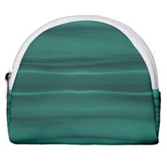 Biscay Green Ombre Horseshoe Style Canvas Pouch by SpinnyChairDesigns