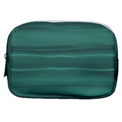 Biscay Green Ombre Make Up Pouch (small) by SpinnyChairDesigns