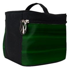 Emerald Green Ombre Make Up Travel Bag (small) by SpinnyChairDesigns