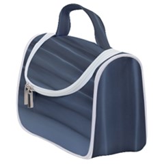 Faded Denim Blue Grey Ombre Satchel Handbag by SpinnyChairDesigns