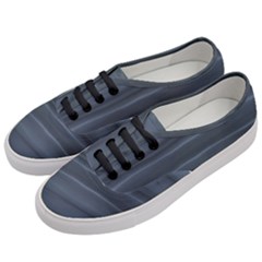 Faded Denim Blue Grey Ombre Women s Classic Low Top Sneakers by SpinnyChairDesigns