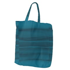 Teal Blue Ombre Giant Grocery Tote by SpinnyChairDesigns