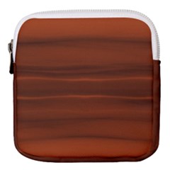 Cinnamon And Rust Ombre Mini Square Pouch by SpinnyChairDesigns