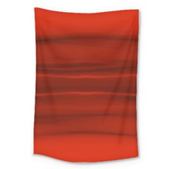 Scarlet Red Ombre Large Tapestry by SpinnyChairDesigns