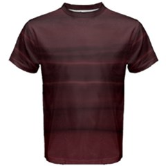 Burgundy Wine Ombre Men s Cotton Tee by SpinnyChairDesigns