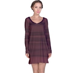 Burgundy Wine Ombre Long Sleeve Nightdress by SpinnyChairDesigns