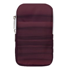 Burgundy Wine Ombre Waist Pouch (large) by SpinnyChairDesigns