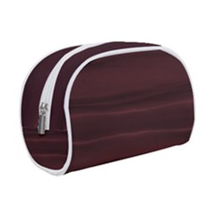 Burgundy Wine Ombre Makeup Case (small) by SpinnyChairDesigns