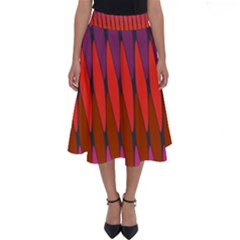 Zappwaits Raute 2 Perfect Length Midi Skirt by zappwaits