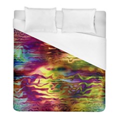 Electric Tie Dye Colors Duvet Cover (full/ Double Size) by SpinnyChairDesigns