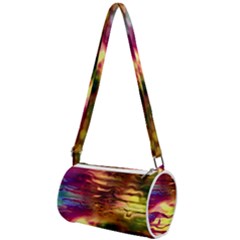 Electric Tie Dye Colors Mini Cylinder Bag by SpinnyChairDesigns