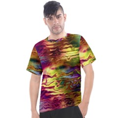 Electric Tie Dye Colors Men s Sport Top by SpinnyChairDesigns