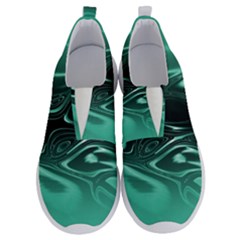 Biscay Green Black Swirls No Lace Lightweight Shoes by SpinnyChairDesigns
